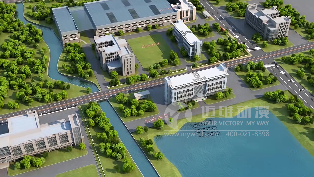 滿液式螺桿冷水機(jī)組三維演示動畫(圖1)