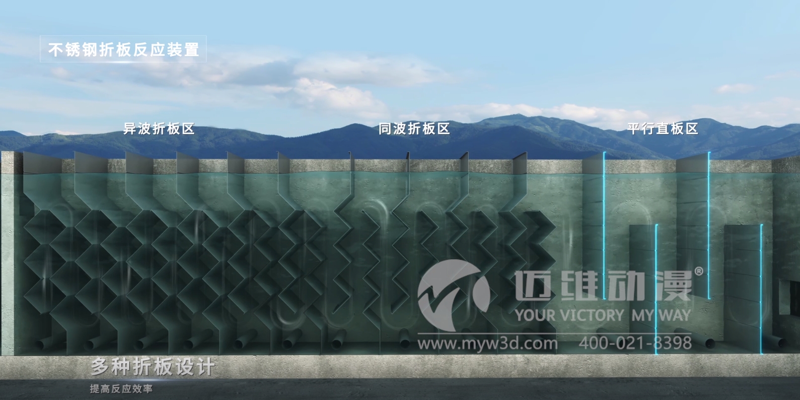 絮凝反應裝置產(chǎn)品演示三維動畫(圖1)