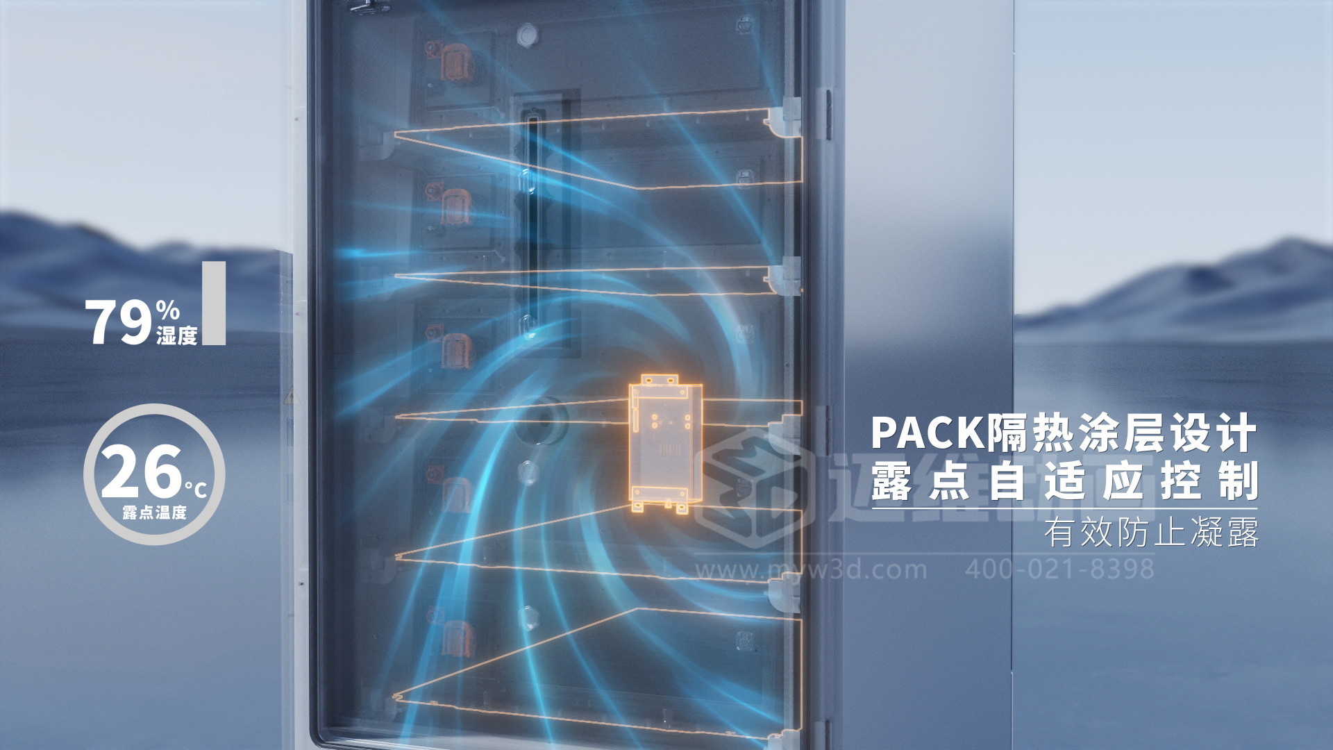 工商業(yè)儲(chǔ)能柜 3D 動(dòng)畫展示(圖3)