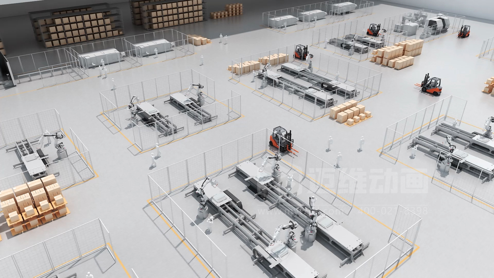 智慧工廠3D動畫展示(圖1)