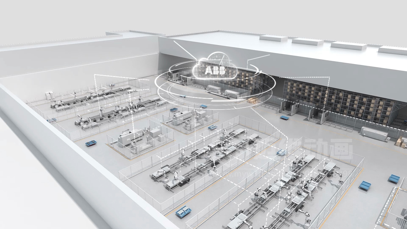 智慧工廠3D動畫展示(圖3)