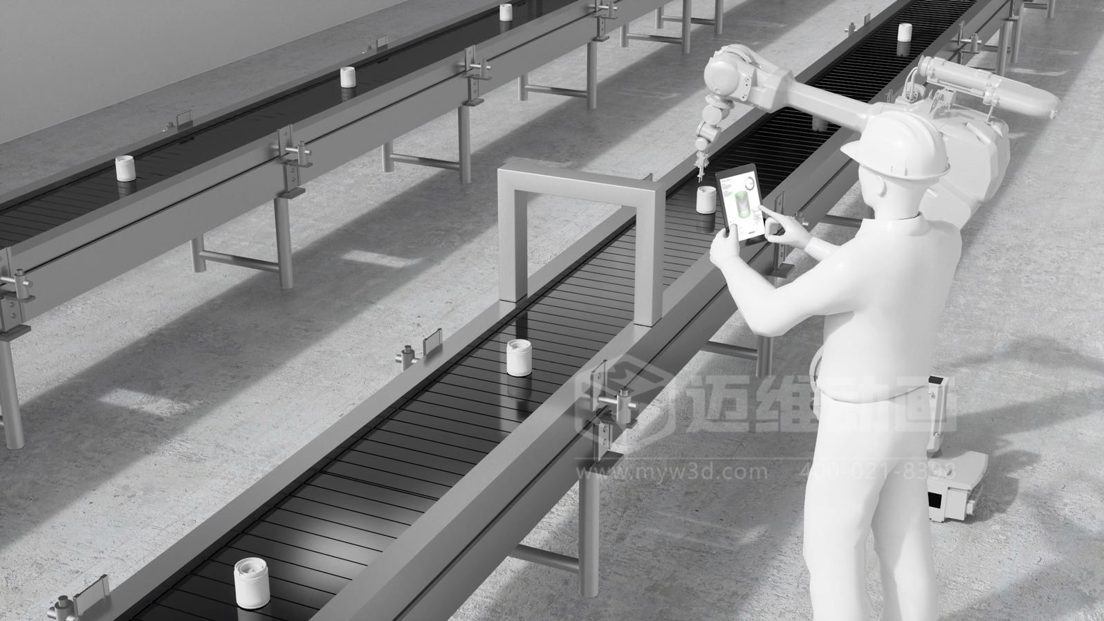 智慧工廠3D動畫展示(圖3)