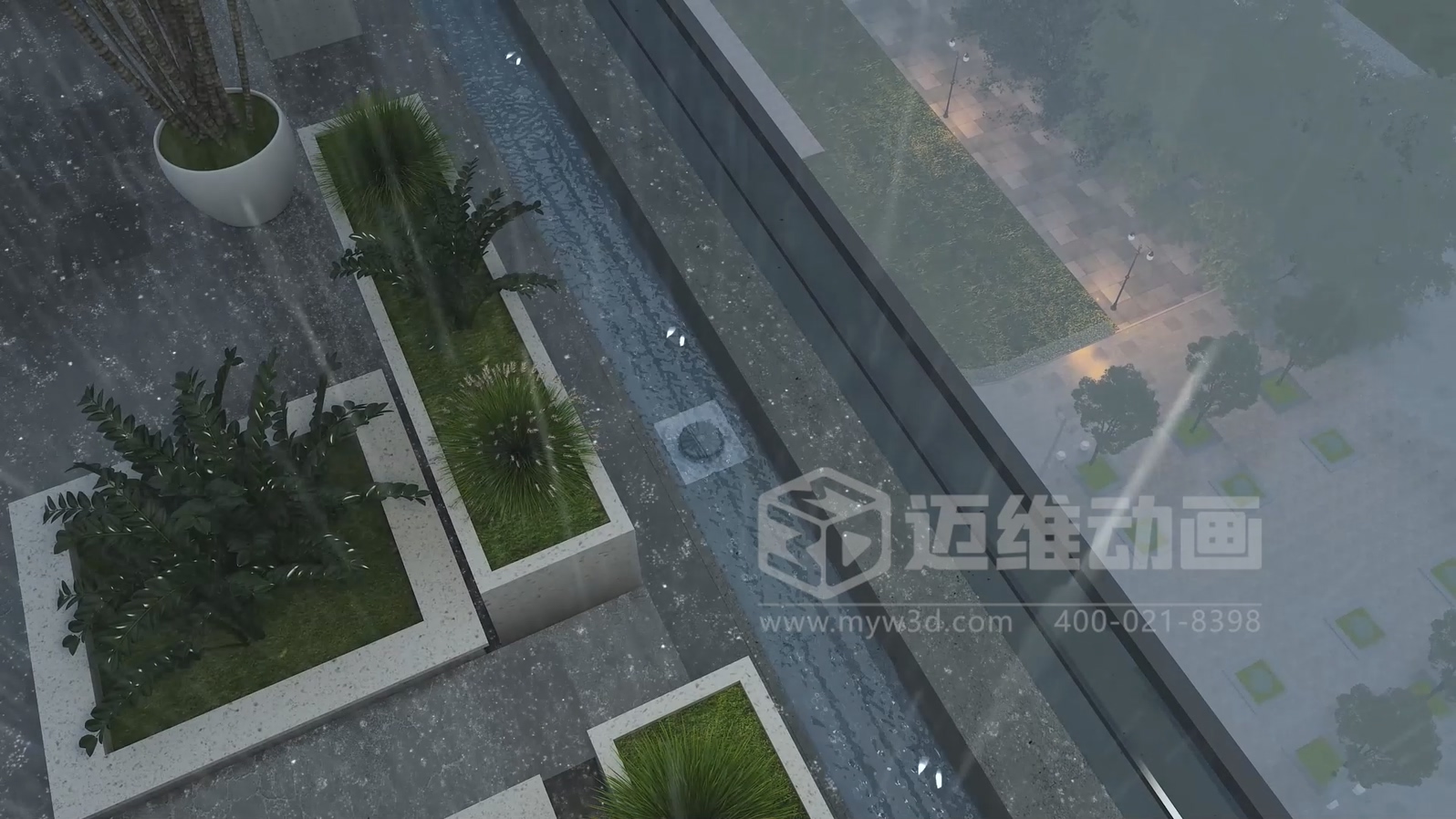 虹吸雨水管道系統(tǒng)三維動(dòng)畫(huà)展示(圖2)