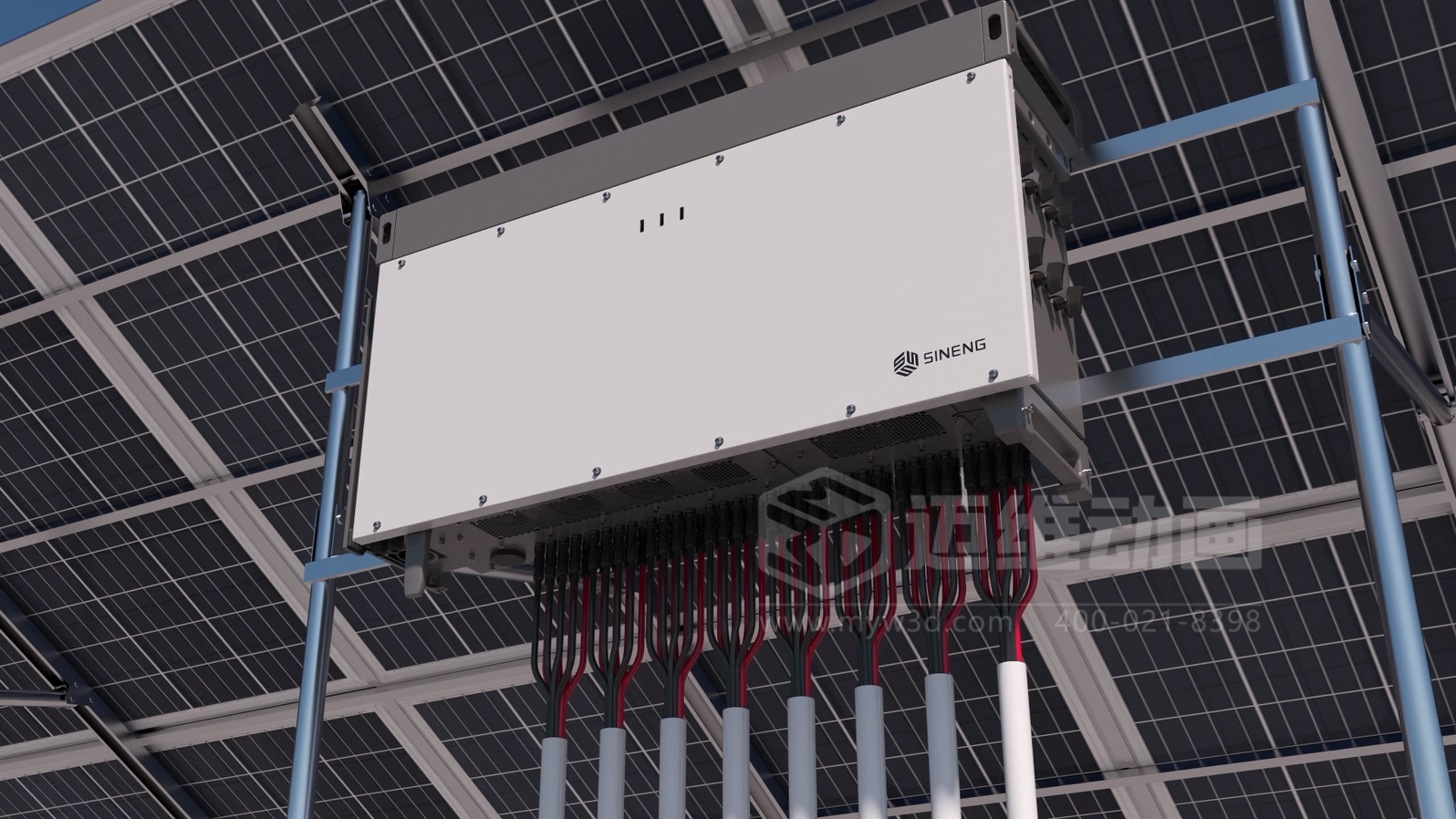 大組串儲(chǔ)能產(chǎn)品三維動(dòng)畫展示(圖2)