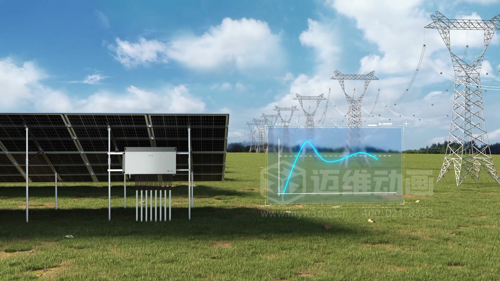 大組串儲(chǔ)能產(chǎn)品三維動(dòng)畫展示(圖6)