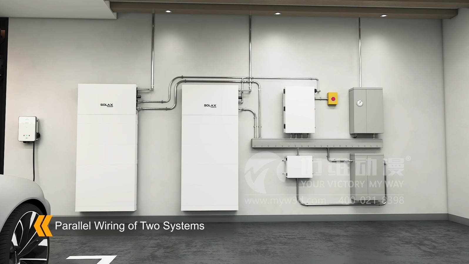 逆變器產(chǎn)品安裝三維動畫展示(圖4)