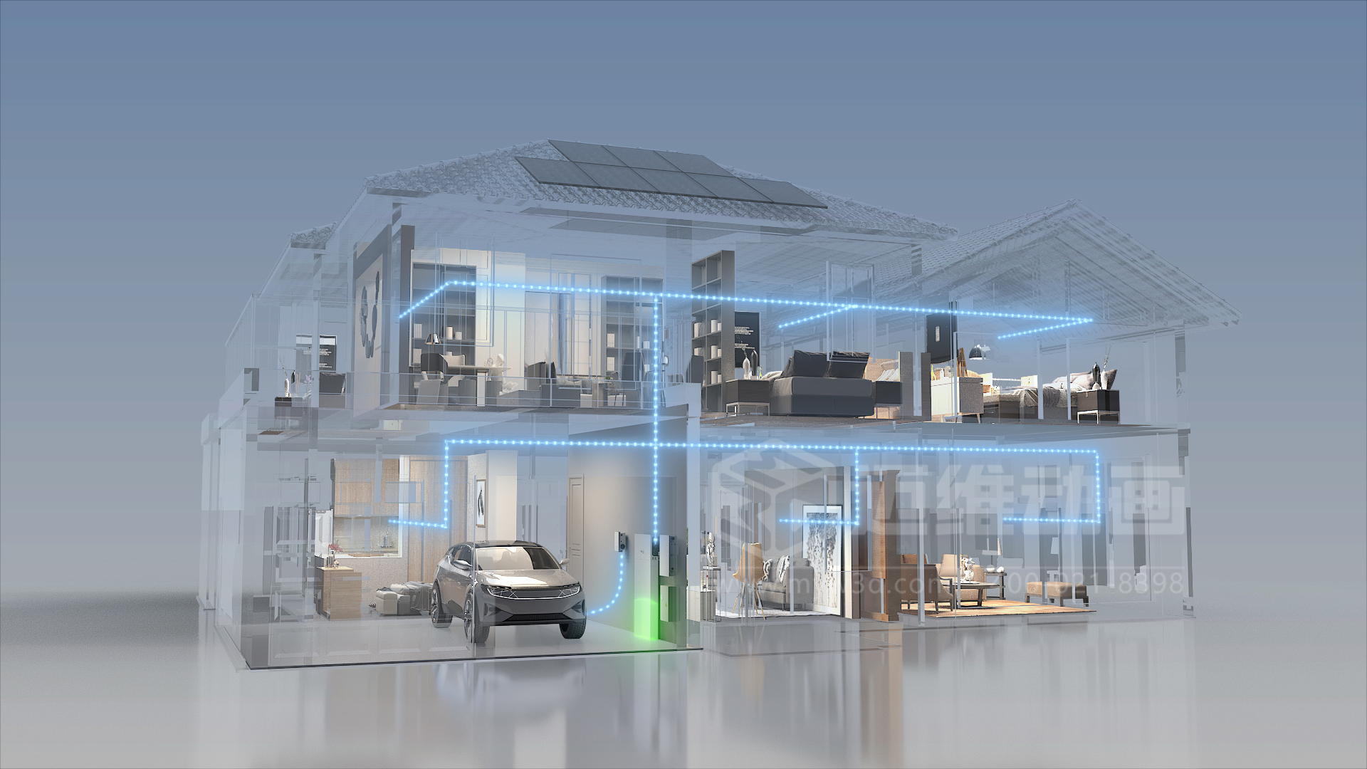 微型逆變器產(chǎn)品三維動畫展示(圖3)