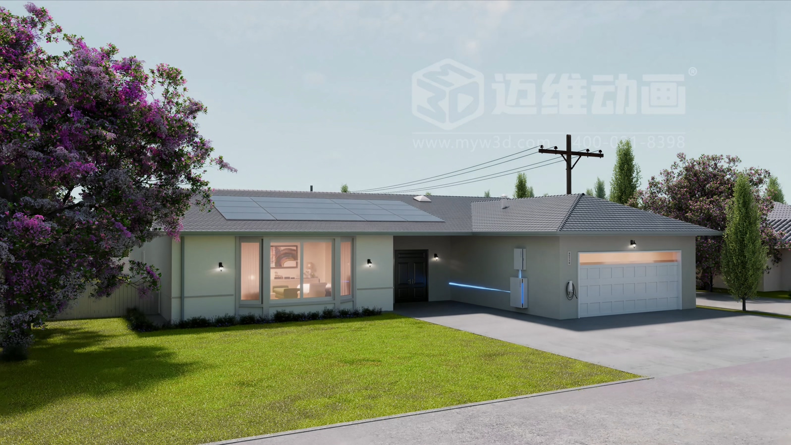 戶用儲(chǔ)能三維動(dòng)畫(huà)(圖1)