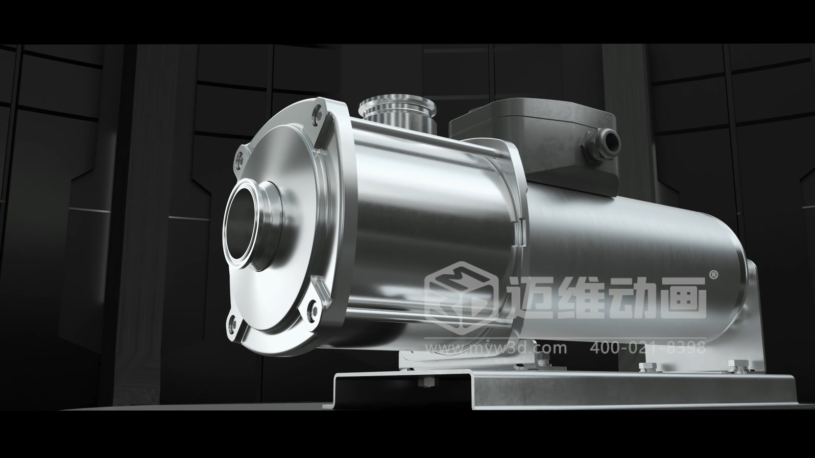 分布式儲能冷卻循環(huán)泵三維動畫(圖1)