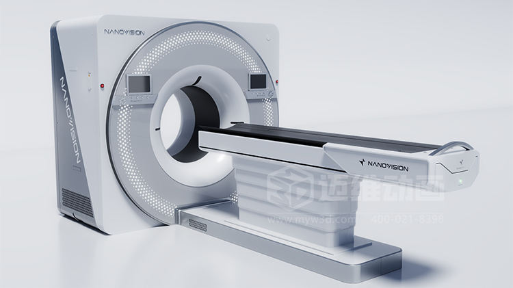 靜態(tài)CT 原理三維動(dòng)畫(huà)(圖1)