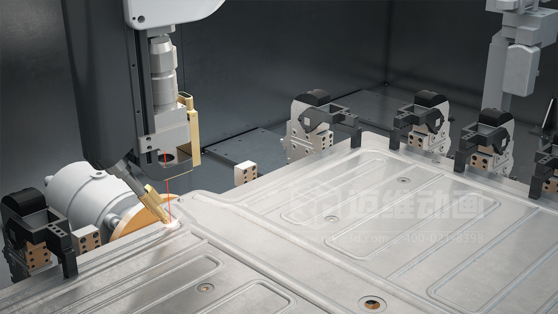 別再空想智慧工廠！工業(yè)自動(dòng)化三維動(dòng)畫帶您看透每一個(gè)運(yùn)轉(zhuǎn)細(xì)節(jié)(圖3)