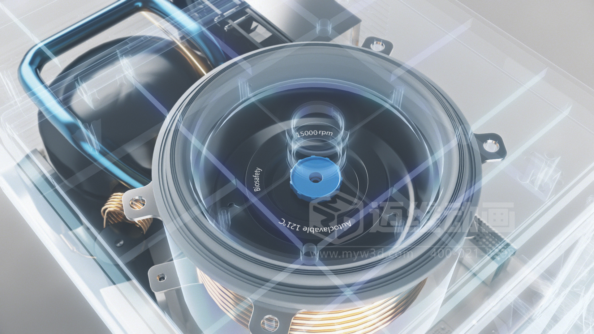 實驗室產品形象片玩出科研級質感！三維動畫讓儀器 “開口說話”，每幀都藏著技術硬實力(圖4)