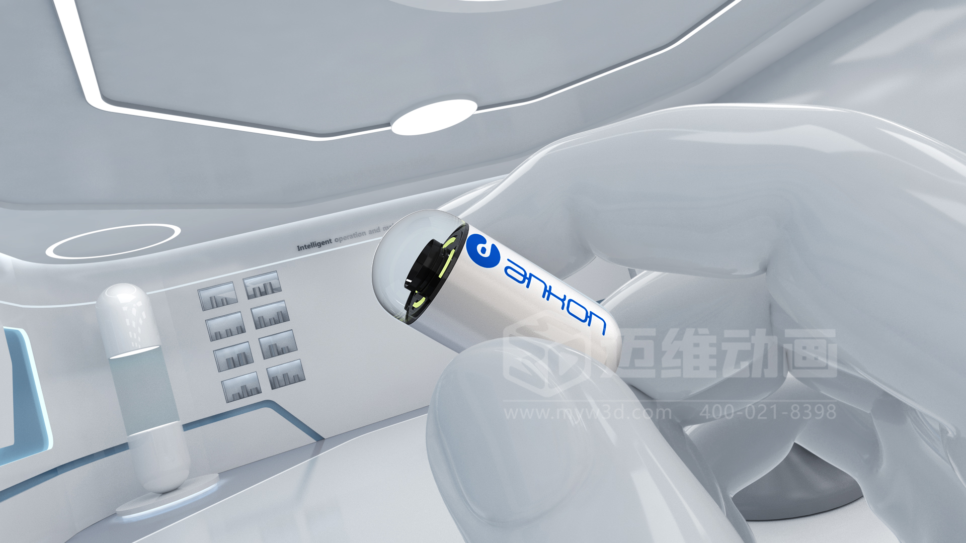 磁控膠囊機(jī)器人三維動(dòng)畫(圖2)